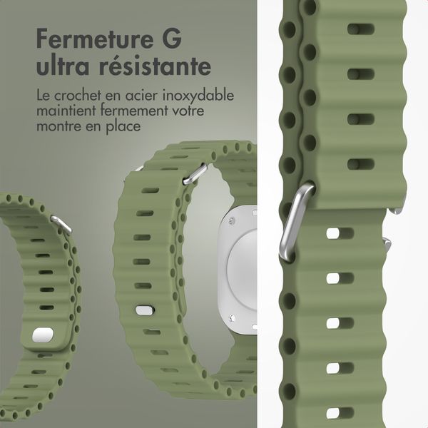 Accezz Bracelet Ocean Apple Watch | 44/45/46/49 mm - Khaki