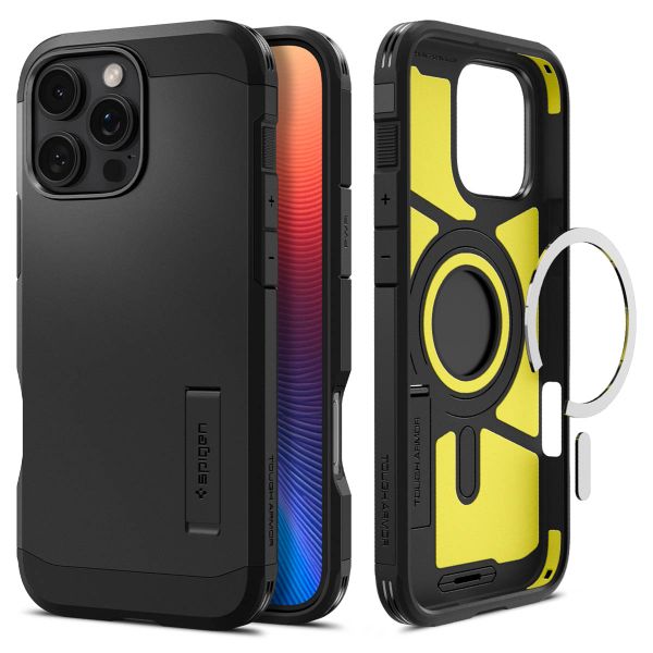 Spigen Coque Tough Armor MagSafe Apple iPhone 16 Pro - Noir