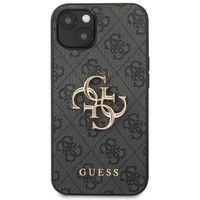 Guess Coque 4G Metal Logo Backcover Apple iPhone 13 - Gris