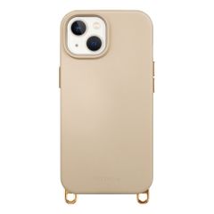 Selencia Coque arrière Rivièra avec MagSafe avec crochets amovibles Apple iPhone 14 / 13 - Milky Latte