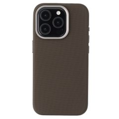 Accezz Coque arrière Mesh avec MagSafe Apple iPhone 15 Pro - Marron