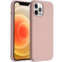 Accezz Coque Liquid Silicone Apple iPhone 12 Pro Max - Rose