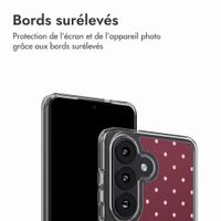 imoshion Coque Design Samsung Galaxy S27 / S26 - Polka Dot Bordeaux