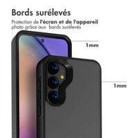 Accezz Coque Givrée Robuste Samsung Galaxy A55 - Noir