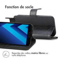imoshion Étui de télephone portefeuille de luxe Samsung Galaxy A5 (2017) - Noir