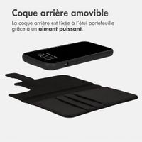 imoshion Étui portefeuille luxe 2-en-1 amovible Apple iPhone 13 Pro - Noir