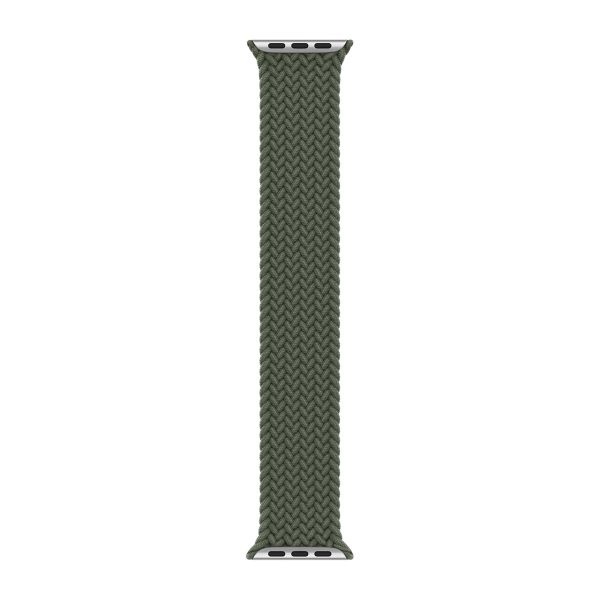 Apple Bracelet Solo tressé Apple Watch | 44/45/46/49 mm - Taille 4 - Inverness Green