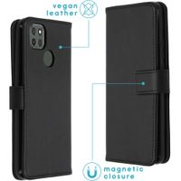 imoshion Étui de télephone portefeuille de luxe Motorola Moto G9 Power - Noir