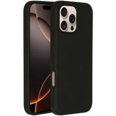 Accezz Coque Liquid Silicone avec MagSafe Apple iPhone 16 Pro Max - Noir