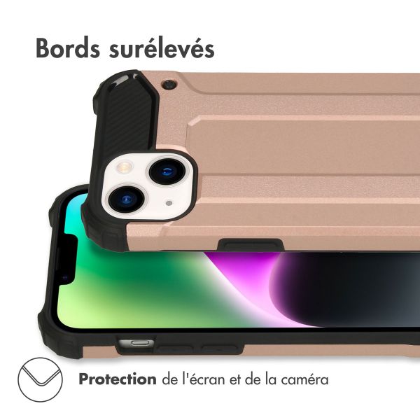 imoshion Coque Rugged Xtreme Apple iPhone 14 - Rose Doré