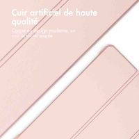 imoshion Coque tablette rigide Trifold Apple iPad 11 (2025) 11 pouces A16 / iPad 10 (2022) 10.9 pouces - Rose