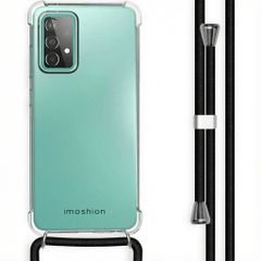 imoshion Coque arrière transparente avec cordon Samsung Galaxy A52(s) (5G/4G) - Noir