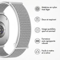 imoshion Bracelet en nylon Samsung Galaxy Watch 8 (40/44mm) / Classic (46mm) - Seashell