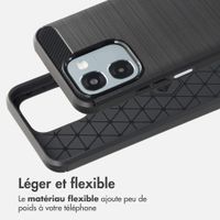 imoshion Coque Brushed Oppo A6 (5G) - Noir