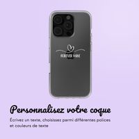 Coque avec votre propre photo et/ou texte Apple iPhone 16 Pro - Sierlijk hartje