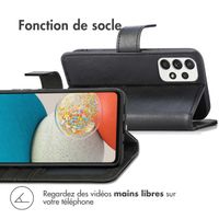 imoshion Étui de télephone portefeuille de luxe Samsung Galaxy A53 - Noir