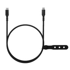Fairphone Câble de recharge LongLife USB-C vers USB-C/USB-A - 240W - 1 mètre - Noir