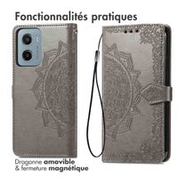 imoshion Etui de télephone Mandala Motorola Moto G05 / E15 - Gris