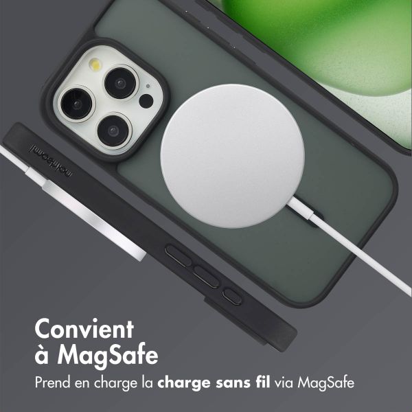 imoshion Coque Color Guard avec MagSafe Apple iPhone 15 Pro - Noir