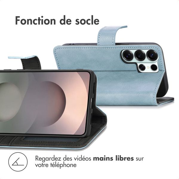 imoshion Étui de télephone portefeuille de luxe Samsung Galaxy S26 Ultra - Bleu clair