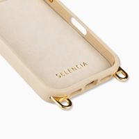 Selencia Coque arrière Rivièra avec MagSafe avec crochets amovibles Apple iPhone 17 Pro Max - Milky Latte