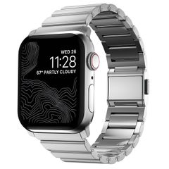 Nomad Bracelet à maillons magnétiques en acier Apple Watch | 44/45/46/49 mm - Silver