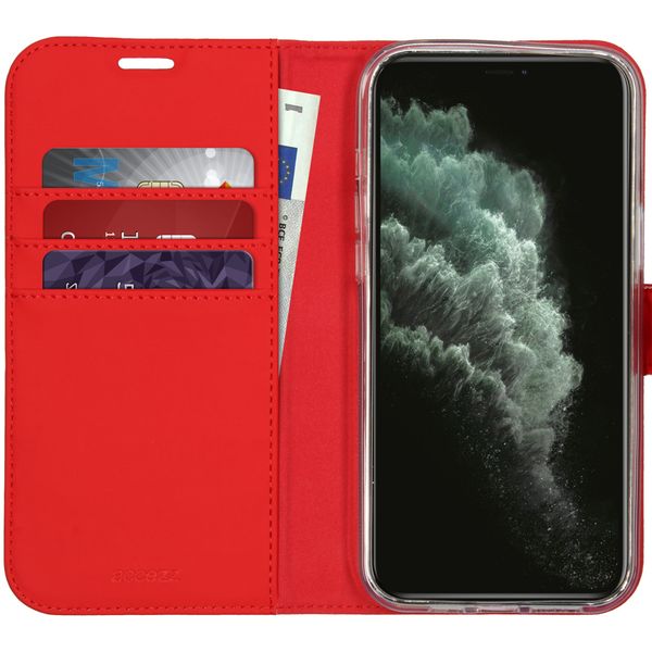Accezz Étui de télephone Wallet Apple iPhone 12 Pro Max - Rouge
