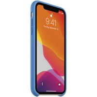 Apple Coque en silicone Apple iPhone 11 - Surf Blue