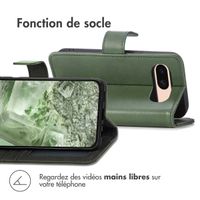 imoshion Étui de télephone portefeuille de luxe Google Pixel 8a - Vert