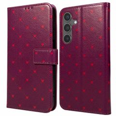 imoshion Étui de télephone portefeuille Design Samsung Galaxy S24 - Crush Check Coral Dust
