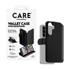 CARE by PanzerGlass Feature Wallet Case w. Kickstand avec MagSafe Samsung Galaxy A57 (5G) - Noir