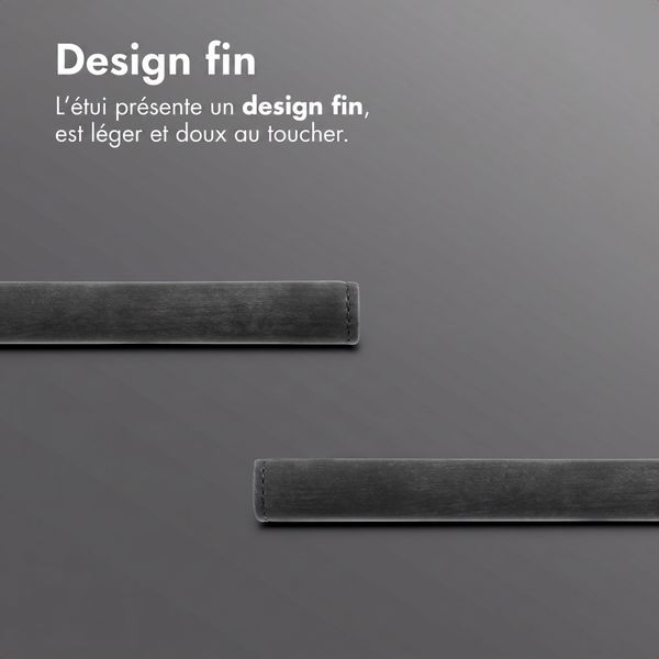imoshion Étui de téléphone portefeuille Slim Oppo A6 (5G) - Noir