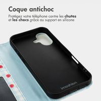imoshion Étui de télephone portefeuille Design Apple iPhone 17 - Cherry Check