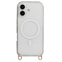 Selencia Coque arrière Rivièra MagSafe avec crochets amovibles Apple iPhone 16 - Transparent