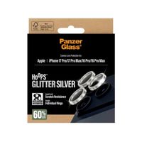PanzerGlass Protection Caméra Hoops Optic Rings Apple iPhone 17 Pro / 17 Pro Max - Argent Pailleté