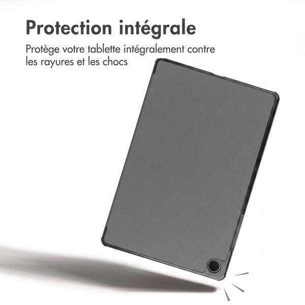 imoshion Coque tablette Trifold Samsung Galaxy Tab A11 Plus - Gris
