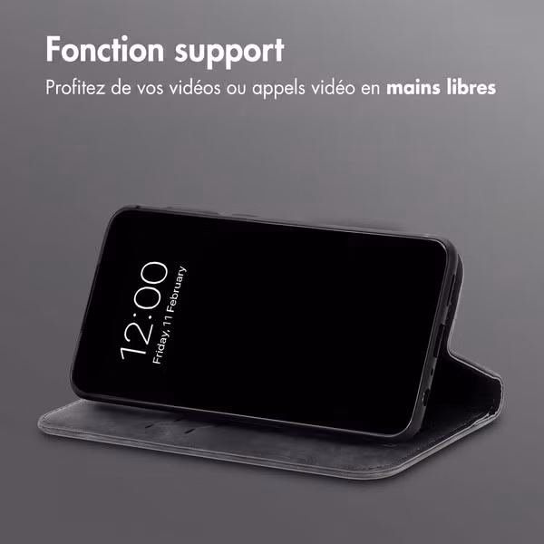 imoshion Étui de téléphone portefeuille Slim OnePlus 15 - Noir