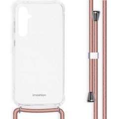 imoshion Coque arrière transparente avec cordon Samsung Galaxy S23 FE - Rose Doré