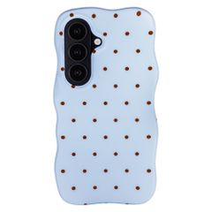 Selencia Coque arrière Vivid Wavy avec MagSafe Samsung Galaxy S26 - Happy Dots Digital Sky