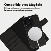 imoshion Étui portefeuille luxe 2-en-1 amovible Apple iPhone 13 Pro - Noir