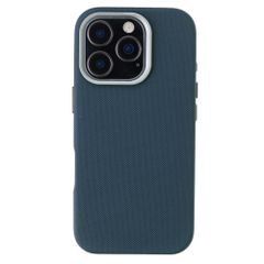 Accezz Coque arrière Mesh avec MagSafe Apple iPhone 16 Pro - Bleu foncé