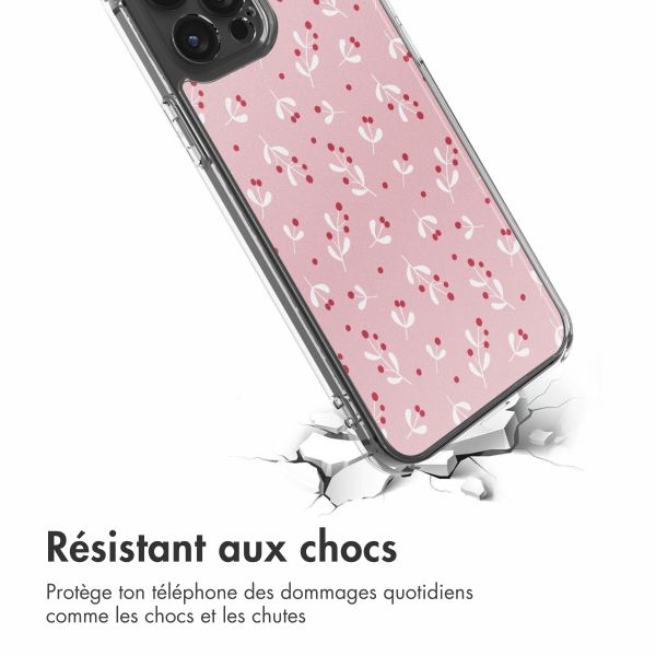 imoshion Coque Design Apple iPhone 12 (Pro) - Berries Blush