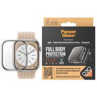 PanzerGlass Coque intégrale D3O® Bio Apple Watch 7 / 8 / 9 - 45 mm - Transparent