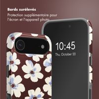 Selencia Coque arrière Vivid avec MagSafe Apple iPhone Air - Choco Flower Pop