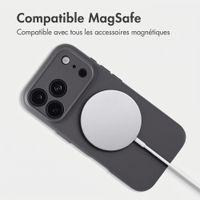 Accezz Coque Grip avec MagSafe Apple iPhone 18 Pro Max / 17 Pro Max - Gris