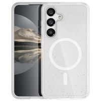 imoshion Coque Pailletée avec MagSafe Samsung Galaxy S25 - Paillettes Transparent