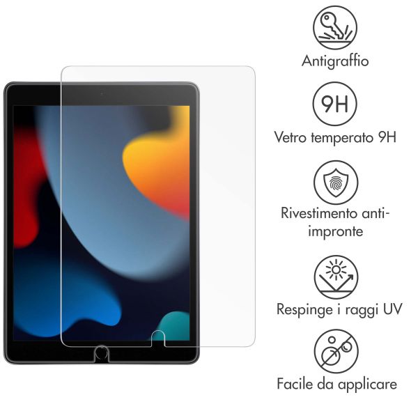 imoshion Protection d'écran en verre trempé Apple iPad 9 (2021) 10.2 pouces / iPad 8 (2020) 10.2 pouces / iPad 7 (2019) 10.2 pouces