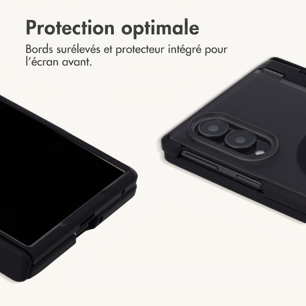 imoshion Frosted Backcover avec MagSafe et support Samsung Galaxy Z Fold 8 - Noir