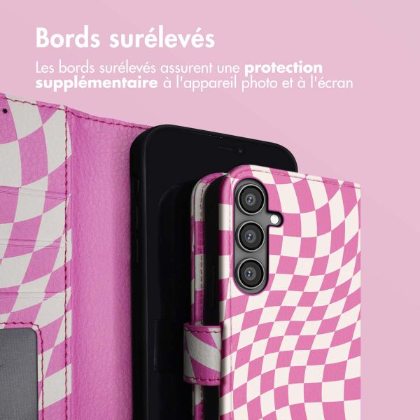 imoshion Étui de télephone portefeuille Design Samsung Galaxy S23 FE - Retro Pink