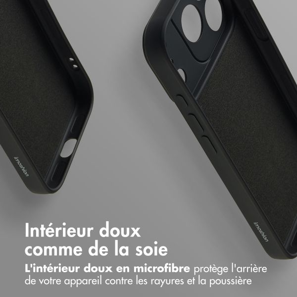imoshion Coque Couleur avec MagSafe Apple iPhone 17 Pro - Noir